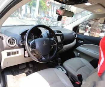 Mitsubishi Attrage   CVT  2015 - Bán Mitsubishi Attrage CVT năm sản xuất 2015, màu trắng chính chủ, 430tr