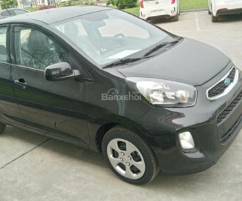 Kia Morning 1.0 MT 2018 - Bán Kia Morning 1.0 số sàn 2018, màu đen, 290tr tại Kia Vĩnh Phúc 0964778111