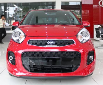 Kia Morning 1.25 S AT 2018 - Bán Kia Morning 1.25 S AT đời 2018, màu đỏ, 390tr