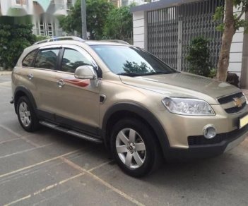 Chevrolet Captiva   LT  2008 - Cần bán gấp Chevrolet Captiva LT năm 2008, màu vàng cát