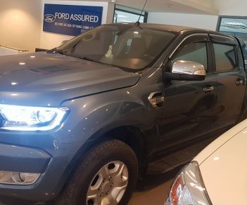 Ford Ranger XLS 2016 - Cần bán Ford Ranger XLS sản xuất năm 2016, màu ghi vàng, nhập khẩu nguyên chiếc