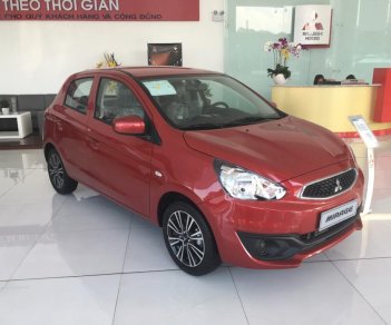 Mitsubishi Mirage MT ECO 2017 - Bán Mitsubishi Mirage MT ECO năm 2017, màu đỏ, nhập khẩu nguyên chiếc, giá 345tr