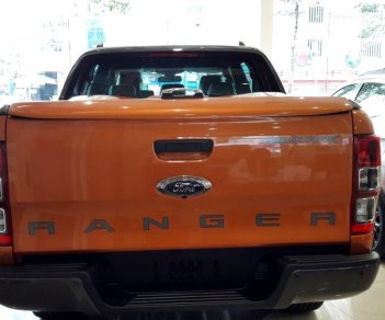Ford Ranger Wildtrak 2.2L 2017 - Bán gấp xe Ford Ranger Wildtrak 2.2L (2 cầu) màu cam, nhập khẩu