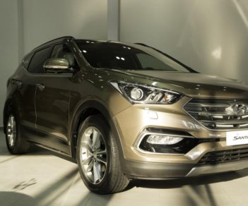 Hyundai Santa Fe 4WD   2018 - Hyundai BRVT-Bán Hyundai Santa Fe 4WD - Dầu -- 2018, màu vàng cát-- giao xe ngay