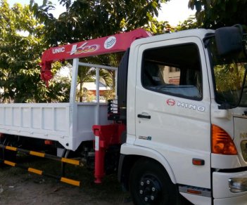 Hino 2017 - Bán xe tải Hino 5 tấn gắn cẩu Unic mới cũ, hỗ trợ vay ngân hàng 95%, giao xe ngay