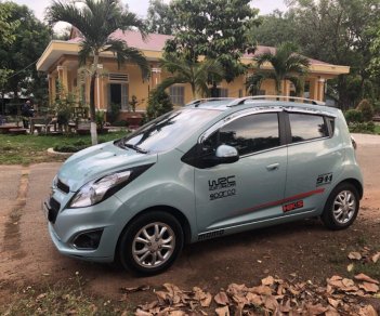 Chevrolet Spark AT   2015 - Bán xe Chevrolet Spark AT số tự động đời 2015, màu xanh xe cực đẹp, như xe mới