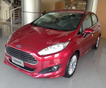 Ford Fiesta 1.0 Ecoboost  2018 - Bán xe Ford Fiesta 1.0 Ecoboost Hatchback đời 2018, màu đỏ, giá cực tốt