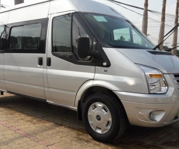 Ford Transit Mid 2018 - Bán Ford Transit 16 chỗ, trang bị lót sàn, ghế da, bọc trần rèm cửa, giá rẻ nhất Tây Ninh LH 0898 482 248