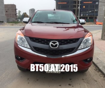 Mazda BT 50 2.2L 2015 - Bán Mazda BT50 2.2L, nhập Thái Lan, SX: Cuối 2015 BS: 29C, số tự động, màu đỏ đun