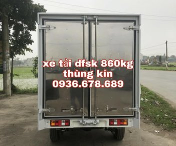 Howo La Dalat 2018 - Bán xe tải DFSK 860kg thùng kín, giá rẻ nhất, đời mới
