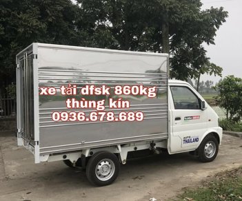 Howo La Dalat 2018 - Bán xe tải DFSK 860kg thùng kín, giá rẻ nhất, đời mới