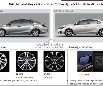 Toyota Corolla altis 2018 - Bán xe Toyota Corolla Altis 2018, xe đủ màu, giao ngay, giá KM hấp dẫn tháng 4