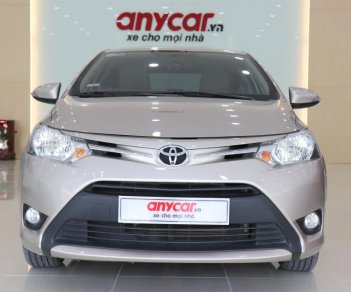 Toyota Vios 1.5E 2017 - Cần bán Toyota Vios 1.5 E năm 2017, màu vàng, DK tư nhân sang tên nhanh gọn