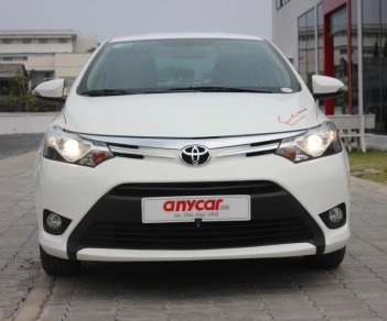 Toyota Vios 1.5G AT 2016 - Cần bán Toyota Vios 1.5 G năm 2016, màu trắng, xe zin, bao test