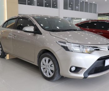 Toyota Vios 1.5E 2017 - Cần bán Toyota Vios 1.5 E năm 2017, màu vàng, DK tư nhân sang tên nhanh gọn