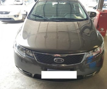 Kia Forte S 1.6 AT 2013 - Bán Kia Forte S 1.6 AT đời 2013, màu nâu số tự động