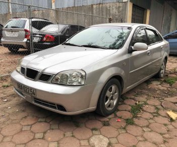 Daewoo Lacetti 2004 - Xe Daewoo Lacetti đời 2004 màu bạc, 130 triệu