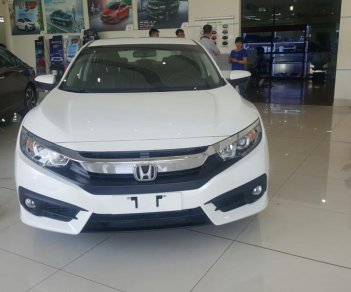 Honda Civic 1.8V 2018 - Bán Honda Civic 1.8E 2018, màu trắng, nhập khẩu nguyên chiếc từ Thái, mới chính hãng, giao xe sớm, 0933 87 28 28