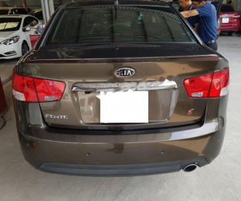 Kia Forte S 1.6 AT 2013 - Bán Kia Forte S 1.6 AT đời 2013, màu nâu số tự động