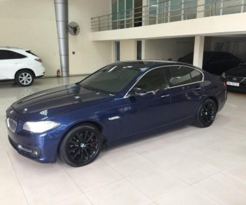 BMW 5 Series 520i 2016 - Cần bán gấp BMW 5 Series 520i sản xuất năm 2016, màu xanh lam, xe nhập số tự động