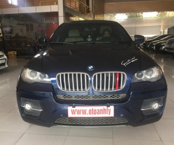 BMW X6 3.0AT 2008 - Cần bán xe BMW X6 3.0AT sản xuất năm 2008, màu xanh lam, nhập khẩu nguyên chiếc số tự động