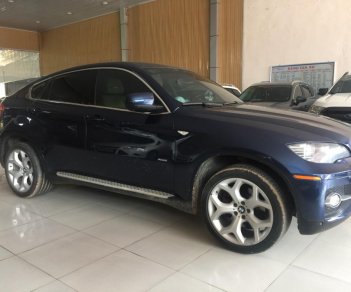 BMW X6 3.0AT 2008 - Cần bán xe BMW X6 3.0AT sản xuất năm 2008, màu xanh lam, nhập khẩu nguyên chiếc số tự động