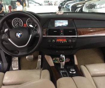 BMW X6 3.0AT 2008 - Cần bán xe BMW X6 3.0AT sản xuất năm 2008, màu xanh lam, nhập khẩu nguyên chiếc số tự động