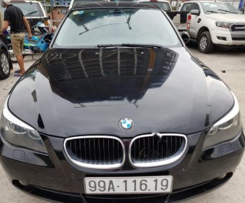 BMW 5 Series 525i 2005 - Cần bán BMW 5 Series 525i năm 2005, màu đen, nhập khẩu nguyên chiếc