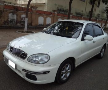 Daewoo Lanos SX 2001 - Bán Daewoo Lanos SX sản xuất 2001, màu trắng