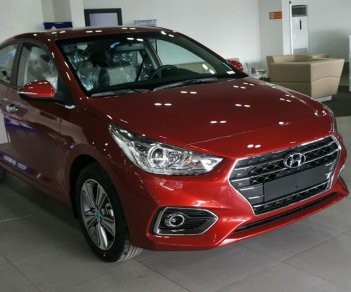 Hyundai Accent 2018 - Hyundai Bà Rịa Vũng Tàu--Bán ô tô Hyundai Accent năm sản xuất 2018, màu đỏ, giá tốt