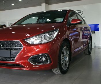 Hyundai Accent 2018 - Hyundai Bà Rịa Vũng Tàu--Bán ô tô Hyundai Accent năm sản xuất 2018, màu đỏ, giá tốt