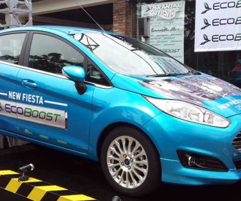 Ford Fiesta Ecoboost 1.0 2018 - Ford Fiesta 1.0 Ecboost mới 100%, xe giao ngay, hỗ trợ giao xe ngay, vay vốn 80% giá xe