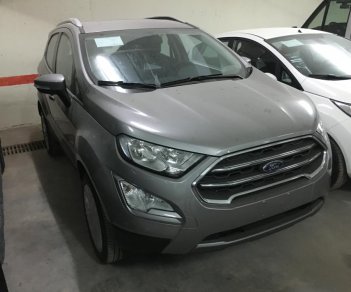 Ford EcoSport  Trend AT 2018 - Cần bán Ford EcoSport Trend AT sản xuất 2018, màu bạc, giá 593tr giao xe tại Hải Phòng