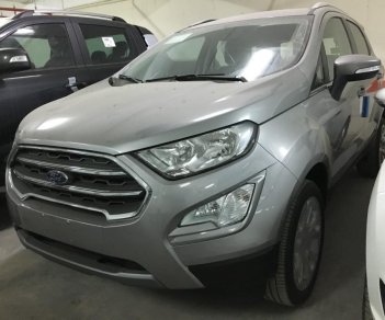 Ford EcoSport  Trend AT 2018 - Cần bán Ford EcoSport Trend AT sản xuất 2018, màu bạc, giá 593tr giao xe tại Hải Phòng