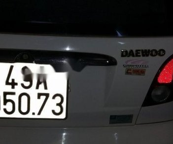 Daewoo Matiz 2008 - Cần bán gấp Daewoo Matiz sản xuất 2008, màu trắng chính chủ giá cạnh tranh