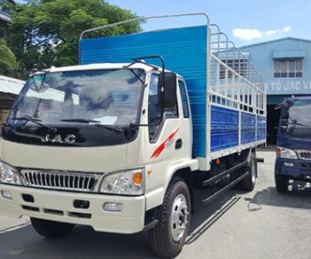 Xe tải 1000kg 2018 - Bán xe tải JAC 8,4 tấn thùng dài 7.3m- hổ trợ trả  góp 80%