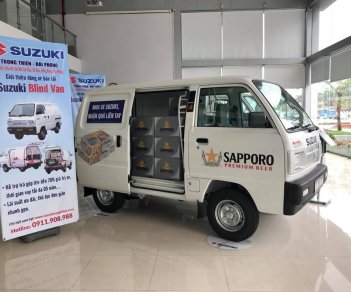 Suzuki 2018 - Bán Suzuki Super Carry Van 2018, màu trắng, giá 290tr, tặng 100% lệ phí trước bạ, 1 thùng bia Lh 0911.935.188
