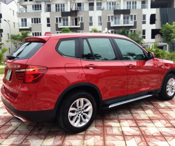 BMW X3 2.0 2016 - Bán xe BMW X3 sản xuất 2016 màu đỏ, 1 tỷ 750 triệu nhập khẩu