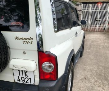 Ssangyong Korando TX-5 4x4 AT 2005 - Bán Ssangyong Korando TX-5 4x4 AT sản xuất năm 2005, màu trắng, xe nhập