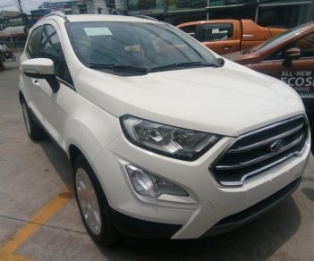 Ford EcoSport 1.5L Trend 2018 - Bán xe Ford EcoSport 1.5L số tự động sản xuất 2018, màu trắng, nhập khẩu 3 cục