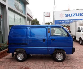 Suzuki Super Carry Van 2018 - Bán Suzuki Super Carry Van 2018, màu xanh, giá 290tr, tặng 100% lệ phí trước bạ, 1 thùng bia. LH 0911.935.188