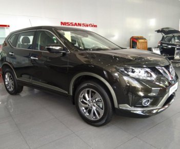 Nissan X trail SL 2.0 G 2018 - Cần bán xe Nissan X trail SL 2.0 G đời 2018, màu oliu, xe  7 chỗ, số tự động, nhận ngay quà tặng khuyến mãi trong tháng