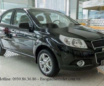 Chevrolet Aveo   MT 2018 - Bán Chevrolet Aveo MT đời 2018, màu đen giá cạnh tranh