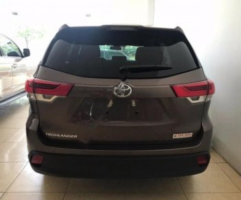 Toyota Highlander LE 2.7 2017 - Bán ô tô Toyota Highlander LE 2.7 2017, màu nâu, nhập khẩu