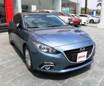 Mazda 3 1.5AT   2015 - Cần bán xe Mazda 3 1.5AT Sedan 2015, màu xanh lam, giá chỉ 594 triệu