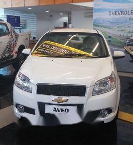 Chevrolet Aveo   MT  2018 - Bán Chevrolet Aveo MT sản xuất 2018, màu trắng