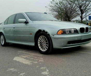 BMW 5 Series 525i 2001 - Cần bán BMW 5 Series 525i năm sản xuất 2001, màu xanh lam số tự động