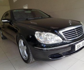 Mercedes-Benz S class 2004 - Cần bán lại xe Mercedes năm sản xuất 2004, màu đen, xe nhập, giá chỉ 445 triệu