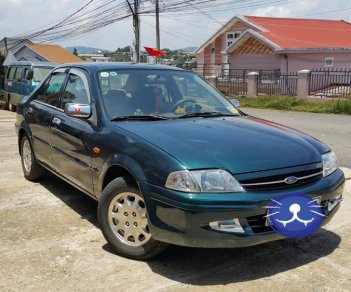 Ford Laser Deluxe 1.6 MT 2001 - Bán gấp Ford Laser Deluxe 1.6 MT đời 2001, màu xanh lam, giá 165 triệu