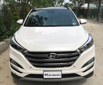 Hyundai Tucson 2018 - Bán ô tô Hyundai Tucson sản xuất 2018, màu trắng, 838 triệu